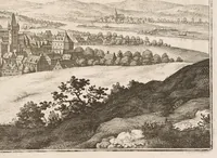 Picture 10 of 28 from Topographia Bohemiæ, Moraviæ et Silesiæ : das ist, Beschreibung vnd eigentliche Abbildung der vornehmensten vnd bekandtisten Stätte vund Plätze in den Königreich Boheim vnd einverleibten Landern, Mähren, vnd Schlesien (1650), leaf 88