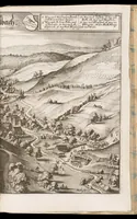 Picture 24 of 29 from Topographia Hassiæ et regionum vicinarum : das ist, Beschreibung der vornẽbsten Stätte vnd Plätze in Hessen vnd den benachbahrten Landtschaften als Buchen, Nassau, Betteraw, Westerwaldt, Wittgenstein, Lohngaw, vnd andern (1646), leaf 220