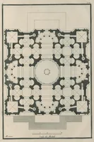 Picture 4 of 9 from Sacrarum ædium exemplaria nunc primum simul proposita XVI tabulis æneis : exhibent formam templi, crucis græcæ, crucis latinæ, navis unius, trium navium, nec non arearum, et erectionum descriptionem (1700), leaf 14