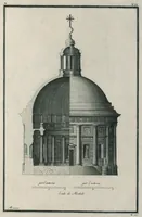 Picture 2 of 9 from Sacrarum ædium exemplaria nunc primum simul proposita XVI tabulis æneis : exhibent formam templi, crucis græcæ, crucis latinæ, navis unius, trium navium, nec non arearum, et erectionum descriptionem (1700), leaf 8