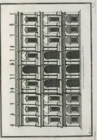 Picture 2 of 10 from Architecturæ ordines : gradatim dispositi in orthografhiis ædium cum opere rustico attico, et symmetriis coronidum in frontibus non ornatis ; X tabulis æneis nunc primum in lucem editi (1700), leaf 6