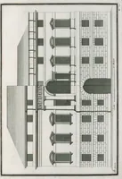 Picture 3 of 10 from Architecturæ ordines : gradatim dispositi in orthografhiis ædium cum opere rustico attico, et symmetriis coronidum in frontibus non ornatis ; X tabulis æneis nunc primum in lucem editi (1700), leaf 8