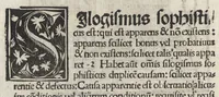 Picture 25 of 40 from Logica memoratiua : chartiludiũ logice, siue, totius dialectice memoria : & nouus Petri Hyspani textus emendatus : cum iucundo pictasmatis exercitio (1509), leaf 117