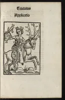 An illustration from Logica memoratiua : chartiludiũ logice, siue, totius dialectice memoria : & nouus Petri Hyspani textus emendatus : cum iucundo pictasmatis exercitio (1509)
