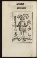 Picture 20 of 40 from Logica memoratiua : chartiludiũ logice, siue, totius dialectice memoria : & nouus Petri Hyspani textus emendatus : cum iucundo pictasmatis exercitio (1509), leaf 95