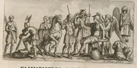 An illustration from Fragmenta vestigii veteris Romae ex lapidibus Farnesianis (1673)