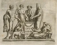 An illustration from Fragmenta vestigii veteris Romae ex lapidibus Farnesianis (1673)