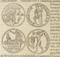 Picture 6 of 10 from Historicarum commemorationum rerum Graecarum libri duo : in quibus tam Helladis quam Peloponnesi, quae in lucem antea non venerunt, explicantur (1605), leaf 33