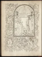 An illustration from An account of a rich illuminated missal executed for John Duke of Bedford, regent of France under Henry VI, and afterwards in the possession of the late Duchess of Portland (1794)