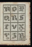 An illustration from Lo presente libro insegna la vera arte delo excelle[n]te scriuere de diuerse varie sorti de litere : le quali se fano p[e]r geometrica ragione & con la presente opera ognuno le potra imparare impochi giorni p[er] lo amaistramento, ragione, & essempli, come qui seguente vederai (1544)