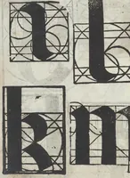 An illustration from Lo presente libro insegna la vera arte delo excelle[n]te scriuere de diuerse varie sorti de litere : le quali se fano p[e]r geometrica ragione & con la presente opera ognuno le potra imparare impochi giorni p[er] lo amaistramento, ragione, & essempli, come qui seguente vederai (1544)