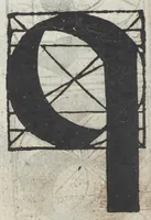An illustration from Lo presente libro insegna la vera arte delo excelle[n]te scriuere de diuerse varie sorti de litere : le quali se fano p[e]r geometrica ragione & con la presente opera ognuno le potra imparare impochi giorni p[er] lo amaistramento, ragione, & essempli, come qui seguente vederai (1544)