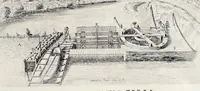 Picture 12 of 38 from L'arte di restituire à Roma la tralasciata nauigatione del suo Teuere : divisa in tre parti. 1. Gl'impedimenti, che sono nell'alueo del Teuere da Roma à Perugia, e suoi rimedij. 2. Le difficoltà, che sono nella nauigatione del Teuere da Roma sino al mare, e suoi rimedij. 3. Nella quale si discorre perche Roma è stata fabricata, e mantenuta sù le sponde del Teuere, e si tratta d'alcun'altre propositioni proficue per lo stato ecclesiastico. (1685), leaf 50