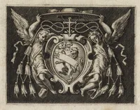 An illustration from La pompa fvnerale fatta dall ill.mo & r.mo s.r cardinale Montalto nella traportatione dell'ossa di Papa Sisto il Qvinto (1591)