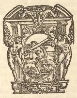 An illustration from L'antiqvita, sito, chiese, corpi santi, reliqvie et statve di Roma. Con l'origine e nobilta di Napoli (1569)