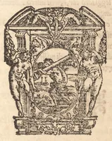 An illustration from L'antiqvita, sito, chiese, corpi santi, reliqvie et statve di Roma. Con l'origine e nobilta di Napoli (1569)
