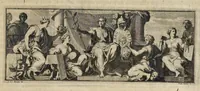 An illustration from Sentimens des plus habiles peintres sur la pratique de la peinture et sculpture : mis en tables de preceptes, avec plusieurs discours academiques, ou conferences tenuës en l'Académie royale desdits arts .. (1696)