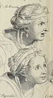 An illustration from Sentimens des plus habiles peintres sur la pratique de la peinture et sculpture : mis en tables de preceptes, avec plusieurs discours academiques, ou conferences tenuës en l'Académie royale desdits arts .. (1696)