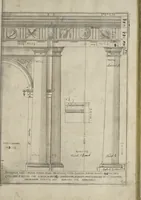 An illustration from L'architettura civile : preparata sú la geometria, e ridotta alle prospettive : considerazioni pratiche (1711)