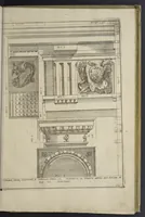 An illustration from L'architettura civile : preparata sú la geometria, e ridotta alle prospettive : considerazioni pratiche (1711)