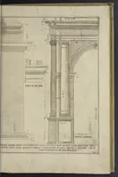 An illustration from L'architettura civile : preparata sú la geometria, e ridotta alle prospettive : considerazioni pratiche (1711)