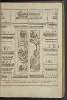 An illustration from L'architettura civile : preparata sú la geometria, e ridotta alle prospettive : considerazioni pratiche (1711)