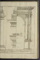 An illustration from L'architettura civile : preparata sú la geometria, e ridotta alle prospettive : considerazioni pratiche (1711)