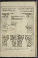 An illustration from L'architettura civile : preparata sú la geometria, e ridotta alle prospettive : considerazioni pratiche (1711)