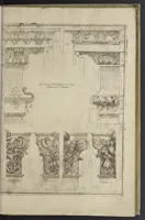 An illustration from L'architettura civile : preparata sú la geometria, e ridotta alle prospettive : considerazioni pratiche (1711)