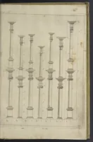 An illustration from L'architettura civile : preparata sú la geometria, e ridotta alle prospettive : considerazioni pratiche (1711)