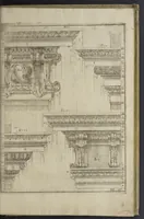 An illustration from L'architettura civile : preparata sú la geometria, e ridotta alle prospettive : considerazioni pratiche (1711)