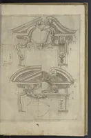 An illustration from L'architettura civile : preparata sú la geometria, e ridotta alle prospettive : considerazioni pratiche (1711)