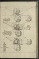 An illustration from L'architettura civile : preparata sú la geometria, e ridotta alle prospettive : considerazioni pratiche (1711)