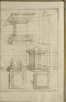 An illustration from L'architettura civile : preparata sú la geometria, e ridotta alle prospettive : considerazioni pratiche (1711)