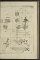 An illustration from L'architettura civile : preparata sú la geometria, e ridotta alle prospettive : considerazioni pratiche (1711)