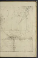 An illustration from L'architettura civile : preparata sú la geometria, e ridotta alle prospettive : considerazioni pratiche (1711)