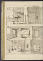 An illustration from L'architettura civile : preparata sú la geometria, e ridotta alle prospettive : considerazioni pratiche (1711)