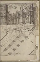 An illustration from L'architettura civile : preparata sú la geometria, e ridotta alle prospettive : considerazioni pratiche (1711)