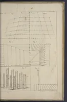 An illustration from L'architettura civile : preparata sú la geometria, e ridotta alle prospettive : considerazioni pratiche (1711)