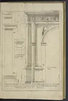 An illustration from L'architettura civile : preparata sú la geometria, e ridotta alle prospettive : considerazioni pratiche (1711)