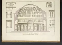 Picture 50 of 138 from L'architettura antica descritta e dimostrata coi monumenti ... : opera divisa in tre sezioni risguardanti la storia, la teorica, e le pratiche dell' architettura egiziana, greca e romana (1830), leaf 108