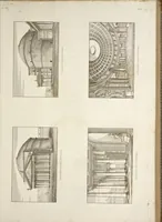 An illustration from L'architettura antica descritta e dimostrata coi monumenti ... : opera divisa in tre sezioni risguardanti la storia, la teorica, e le pratiche dell' architettura egiziana, greca e romana (1830)