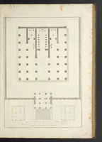 An illustration from L'architettura antica descritta e dimostrata coi monumenti ... : opera divisa in tre sezioni risguardanti la storia, la teorica, e le pratiche dell' architettura egiziana, greca e romana (1830)