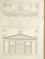 An illustration from L'architettura antica descritta e dimostrata coi monumenti ... : opera divisa in tre sezioni risguardanti la storia, la teorica, e le pratiche dell' architettura egiziana, greca e romana (1830)