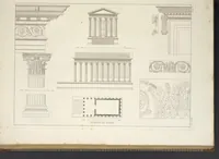 Picture 59 of 138 from L'architettura antica descritta e dimostrata coi monumenti ... : opera divisa in tre sezioni risguardanti la storia, la teorica, e le pratiche dell' architettura egiziana, greca e romana (1830), leaf 124