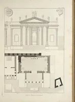 An illustration from L'architettura antica descritta e dimostrata coi monumenti ... : opera divisa in tre sezioni risguardanti la storia, la teorica, e le pratiche dell' architettura egiziana, greca e romana (1830)