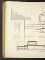 An illustration from L'architettura antica descritta e dimostrata coi monumenti ... : opera divisa in tre sezioni risguardanti la storia, la teorica, e le pratiche dell' architettura egiziana, greca e romana (1830)