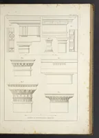 Picture 72 of 138 from L'architettura antica descritta e dimostrata coi monumenti ... : opera divisa in tre sezioni risguardanti la storia, la teorica, e le pratiche dell' architettura egiziana, greca e romana (1830), leaf 154