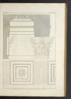 Picture 80 of 138 from L'architettura antica descritta e dimostrata coi monumenti ... : opera divisa in tre sezioni risguardanti la storia, la teorica, e le pratiche dell' architettura egiziana, greca e romana (1830), leaf 170
