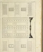 An illustration from L'architettura antica descritta e dimostrata coi monumenti ... : opera divisa in tre sezioni risguardanti la storia, la teorica, e le pratiche dell' architettura egiziana, greca e romana (1830)